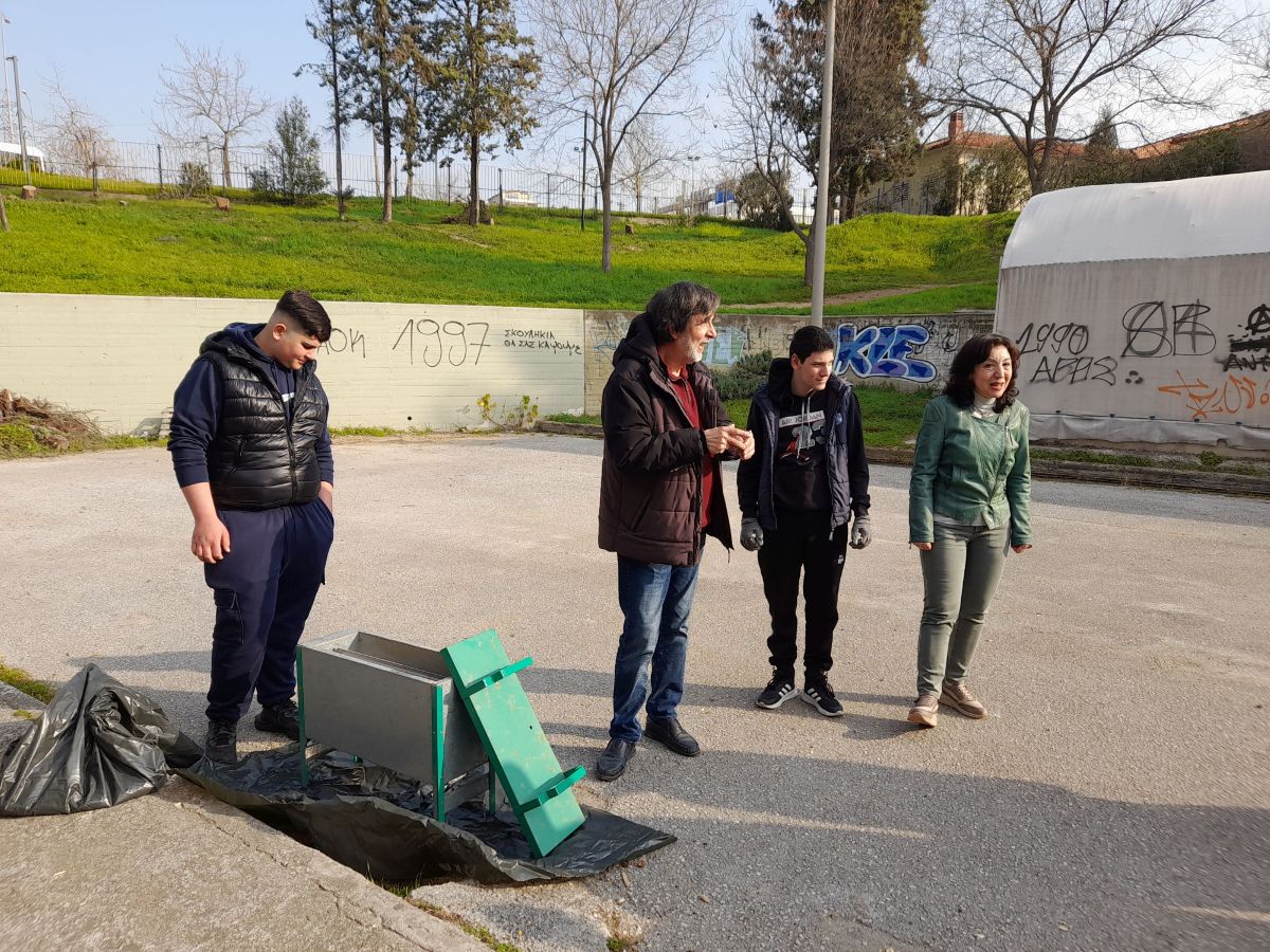 Παρουσίαση της αρχής λειτουργίας του αποστειρωτή εδάφους